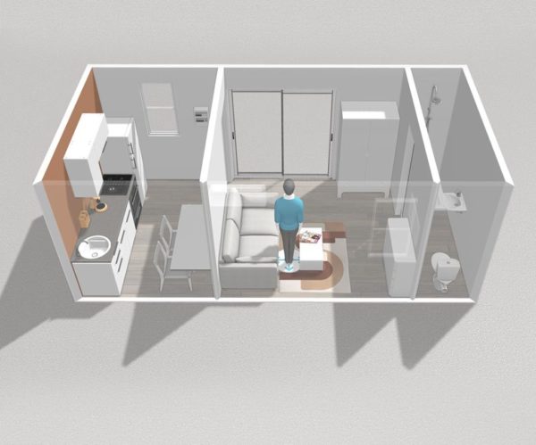 Plan Bungalow Loisir 2 20m²