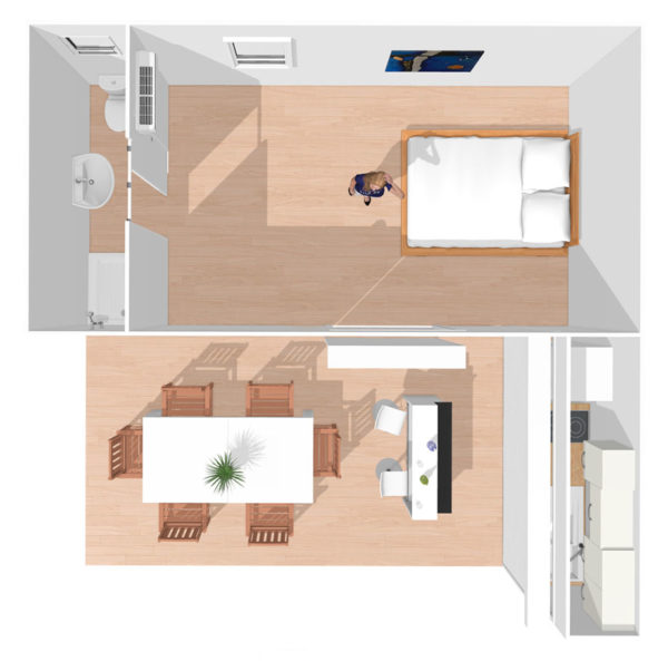 Bungalow Studio Plus de 18m²