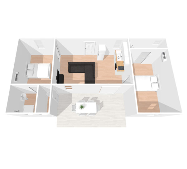 Bungalow - Villafix F3 Ulysse 78m²
