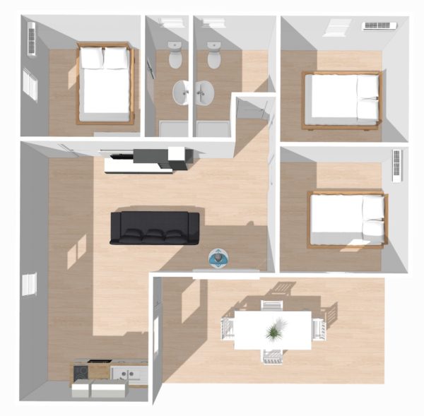 Bungalow Villafix F4 L